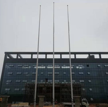 政府機(jī)關(guān)旗桿工程案例